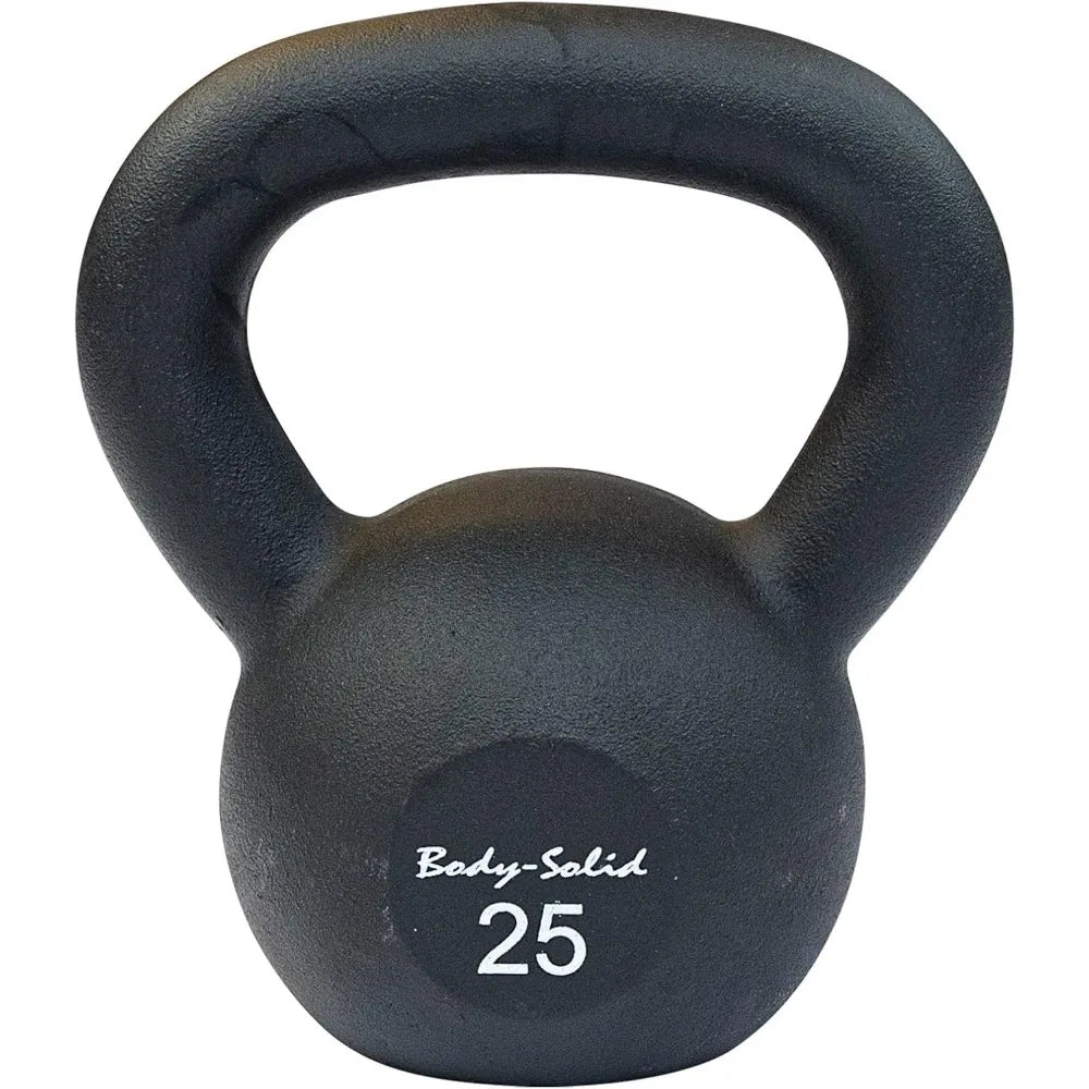 Matte Black Powder Coated Kettlebell