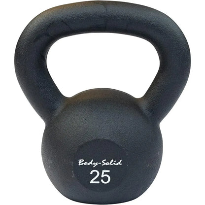 Matte Black Powder Coated Kettlebell