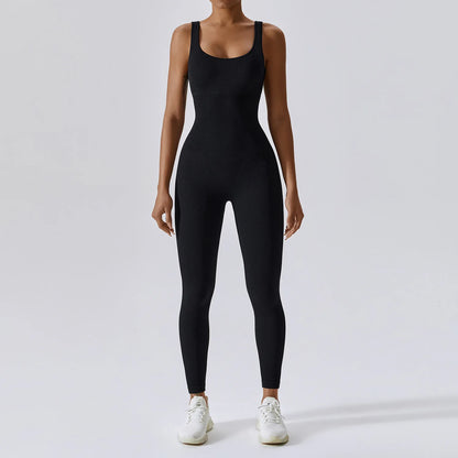 Seamless One-Piece Yoga Suit