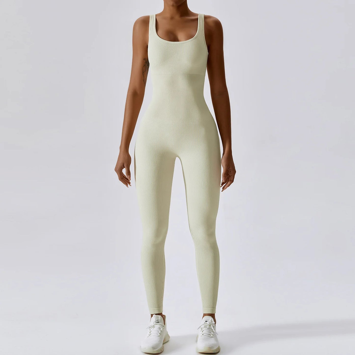 Seamless One-Piece Yoga Suit