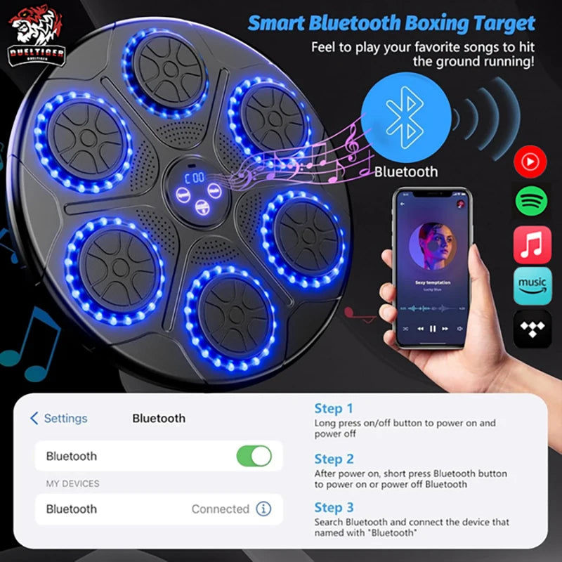 Smart Bluetooth Boxing Trainer Wall Mount