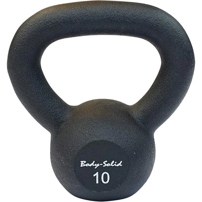 Matte Black Powder Coated Kettlebell