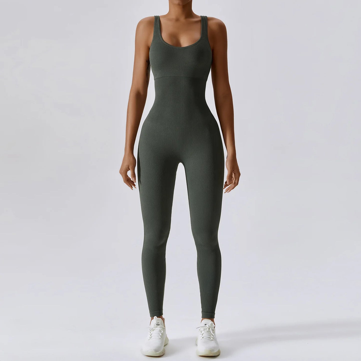 Seamless One-Piece Yoga Suit