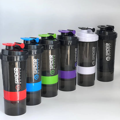 3 Layers Protein Shaker Bottle