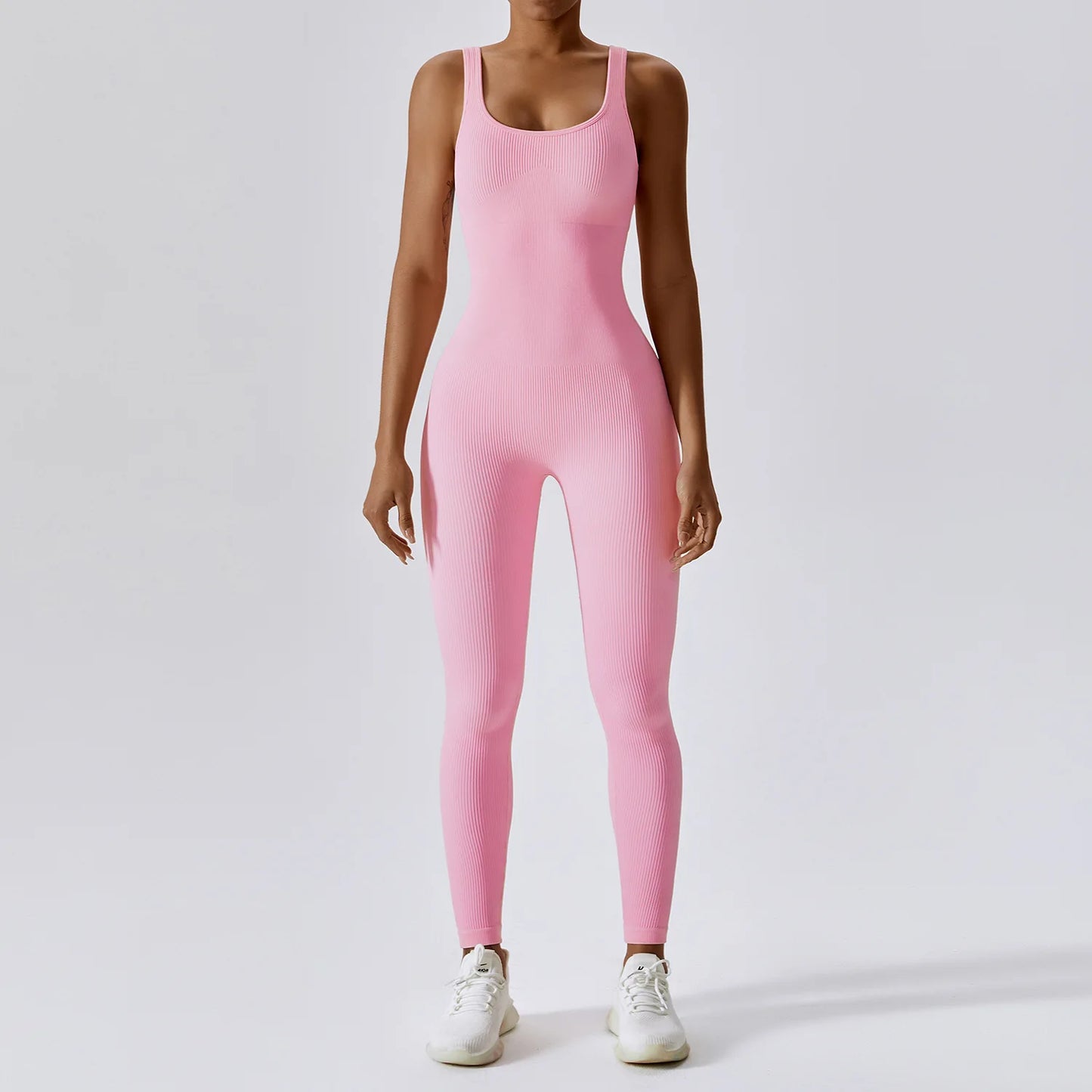 Seamless One-Piece Yoga Suit